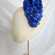 Royal blue medium everyday hair flower