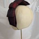  Red and black lurex hair bow