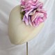 Lilac rose hair flower/corsage